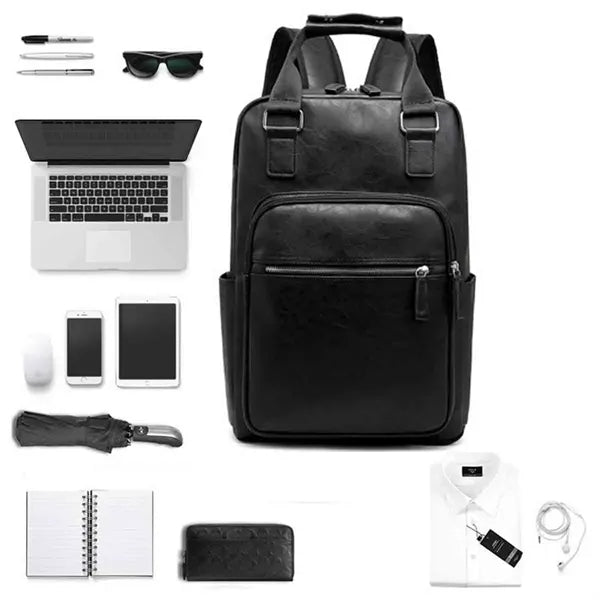 PU Fashion Backpack For Men