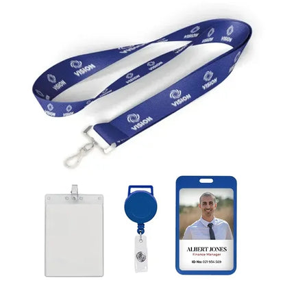 Polyester 3/4 inch Lanyard