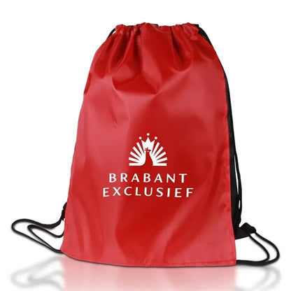 Drawstring Sportpack Bag With Overlapping Cape
