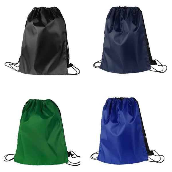 Drawstring Sportpack Bag With Overlapping Cape