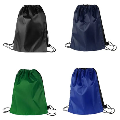 Drawstring Sportpack Bag With Overlapping Cape