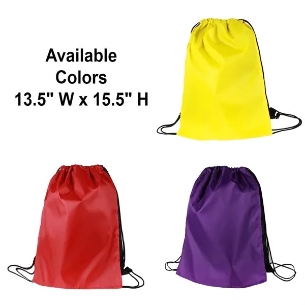 Drawstring Sportpack Bag With Overlapping Cape
