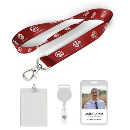 3/4 inch Polyester Lanyard-A