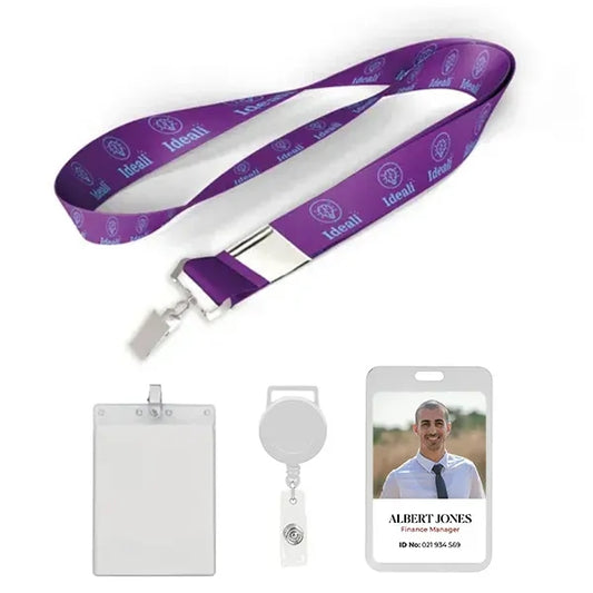 3/4" Price Saver Lanyard with Bull Dog Clip