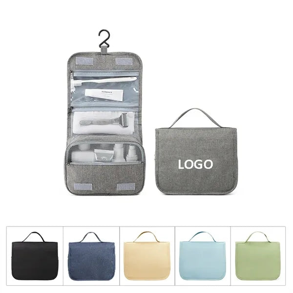 Hanging Compact Hygiene Bag - 3 Compartments Foldable