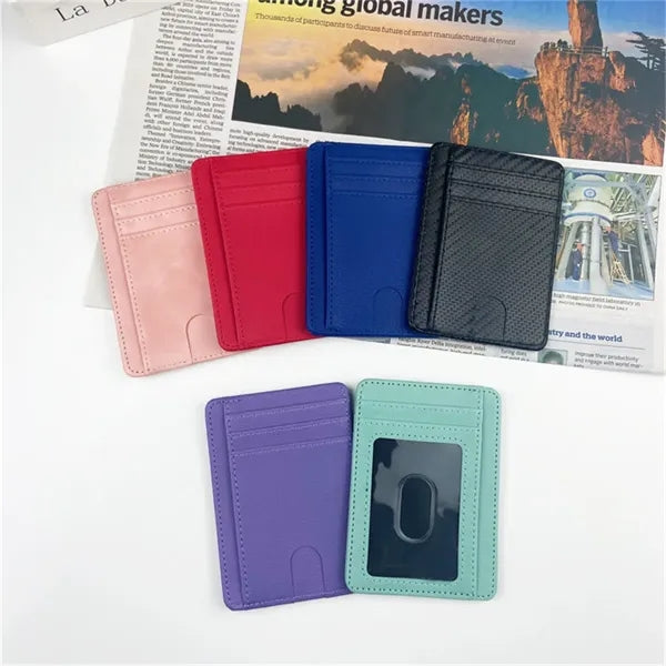 Leather Slim RFID Blocking Front Pocket Wallet