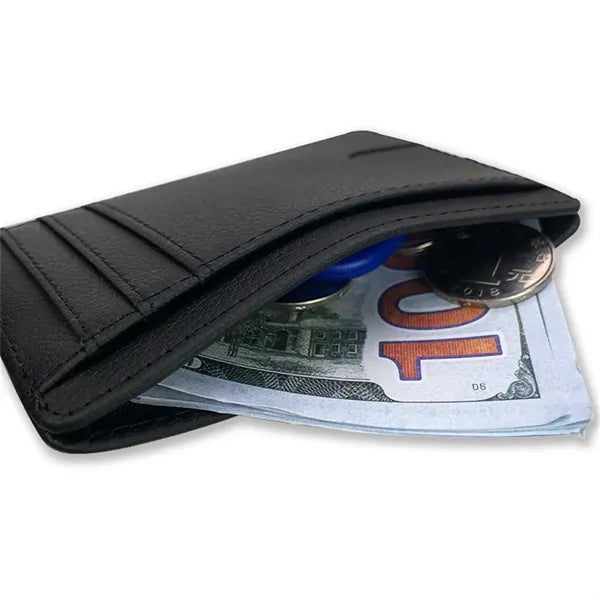 Leather Slim RFID Blocking Front Pocket Wallet