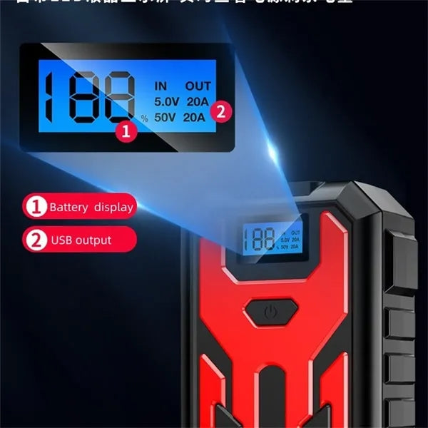 12V 28000A Car Jump Starter with LED Light