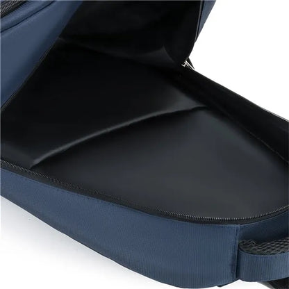 Men's Black Classic Basic Travel Backpack