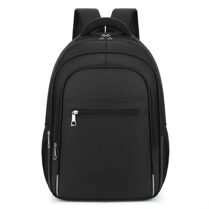 Men's Black Classic Basic Travel Backpack