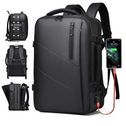 Men's Expandable Travel Carry-On Backpack