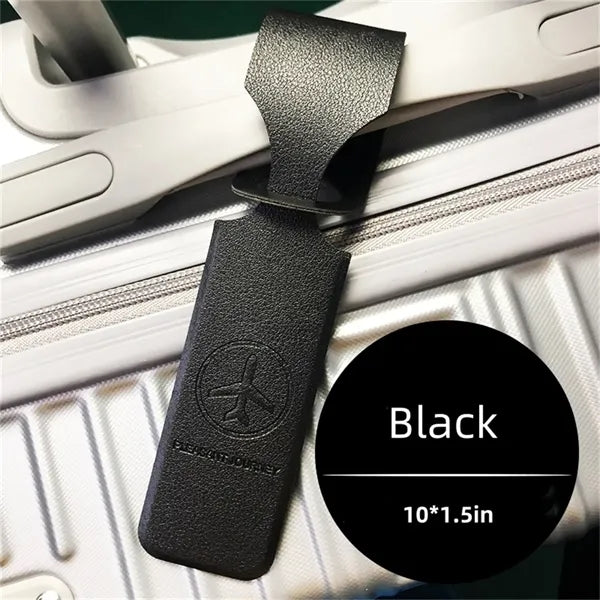 Long Strip PU Luggage Name Tag