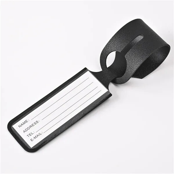 Long Strip PU Luggage Name Tag