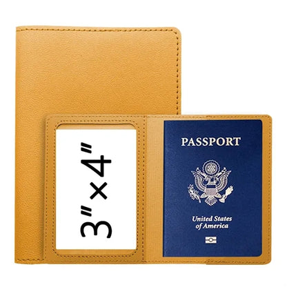 RFID Blocking Passport Holder Wallet for Travel