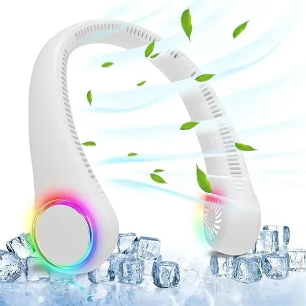 4000 mAh Battery Portable Neck Fan