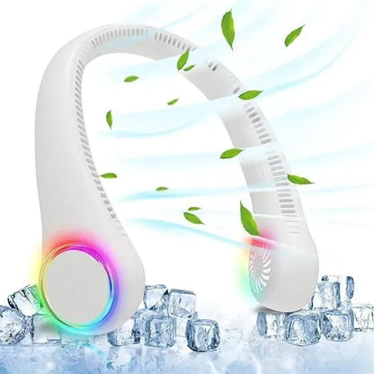 4000 mAh Battery Portable Neck Fan