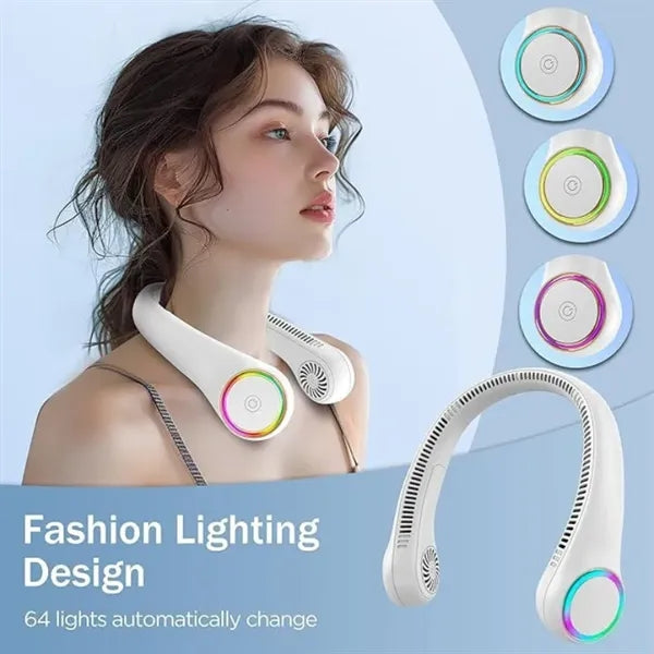 4000 mAh Battery Portable Neck Fan