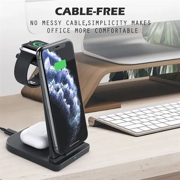 3 in 1 Fast Wireless Charging Station