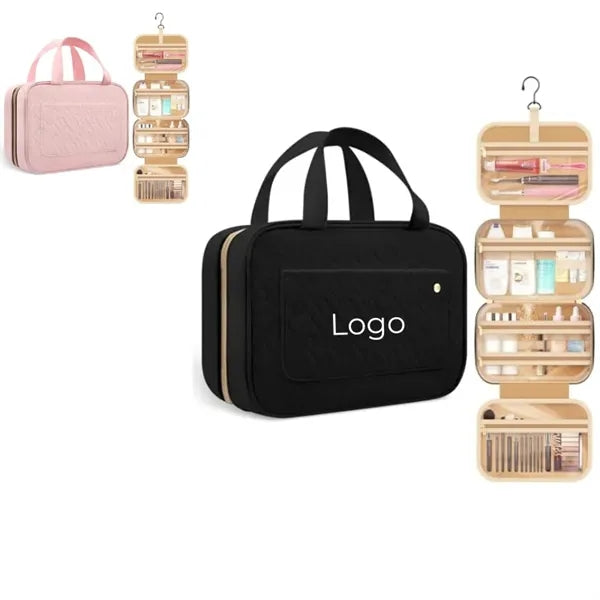 Travel Toiletry Bag with Hanging Hook