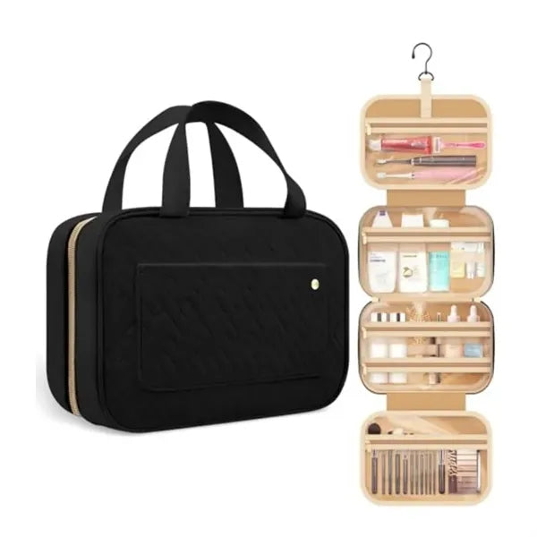 Travel Toiletry Bag with Hanging Hook