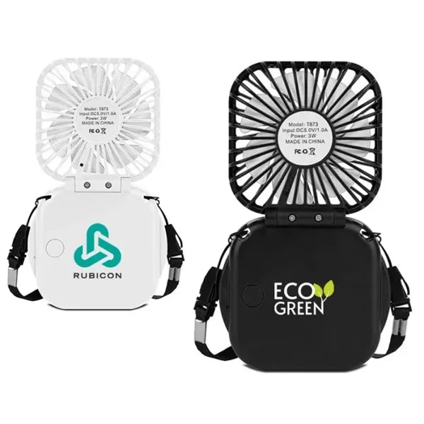 Portable Rechargeable Desk and Neck Fan