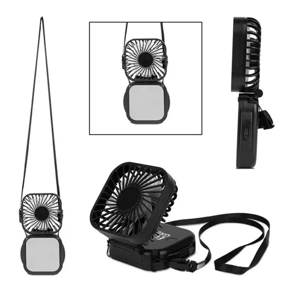 Portable Rechargeable Desk and Neck Fan