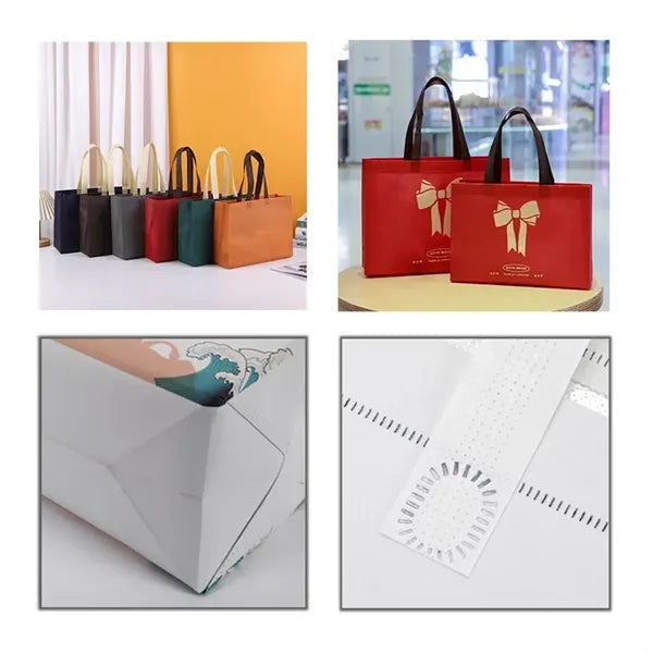 Custom Laminated Non-Woven Tote Bag--Eco Waterproof Shopper