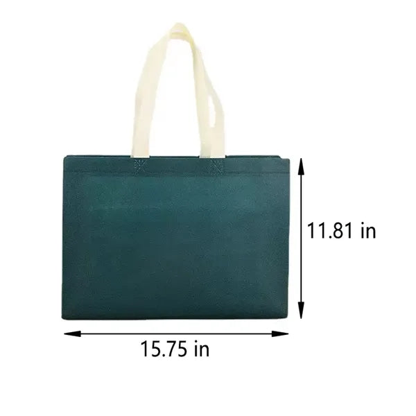 Custom Laminated Non-Woven Tote Bag--Eco Waterproof Shopper