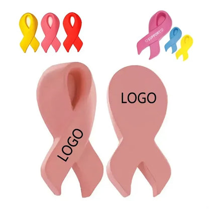 PU Stress Toy - Pink Ribbon for Breast Cancer