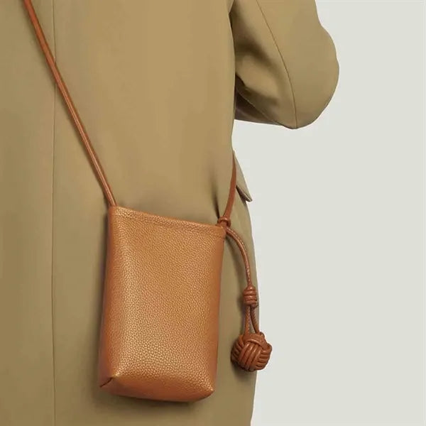 Leather Small Crossbody Bag for Women