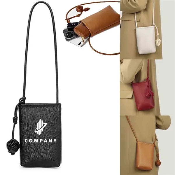 Leather Small Crossbody Bag for Women