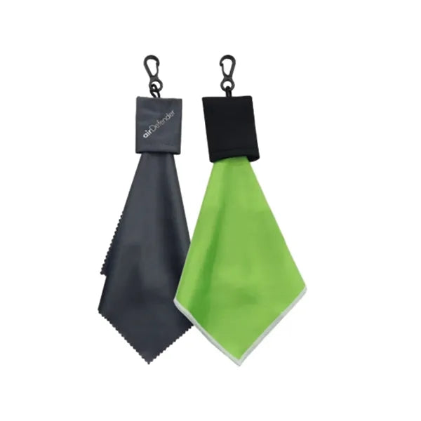 Microfiber Eyeglasses Cleaning Cloth in Pouch with Key Chain
