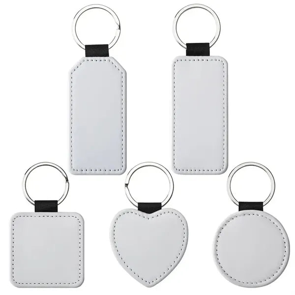 Customizable PU Leather Keychain