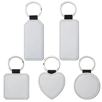 Customizable PU Leather Keychain