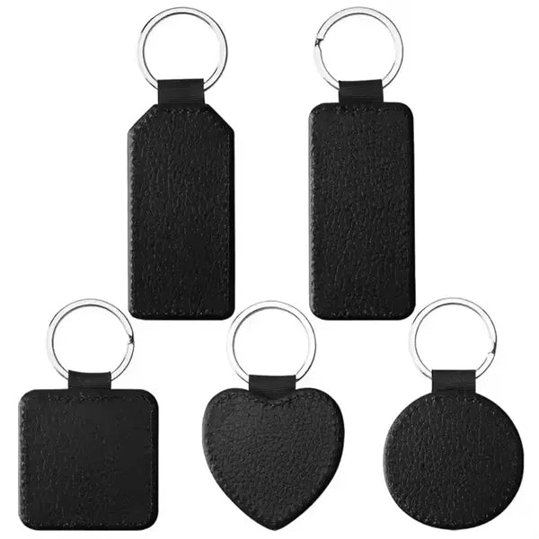 Customizable PU Leather Keychain