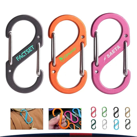 S-Shaped Stainless Steel Carabiner