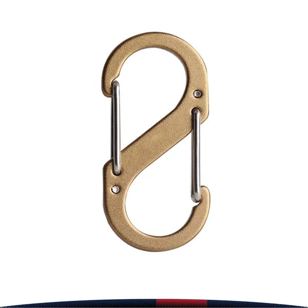 S-Shaped Stainless Steel Carabiner