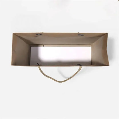 Eco Friendly Kraft Paper Handheld Shopping and Gift Bags