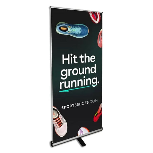 31.5" Retractable Banner Stand W/ Graphic