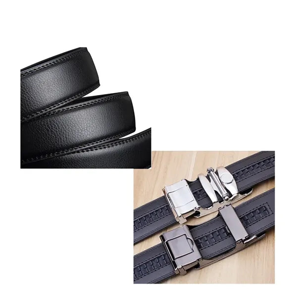 Men's Belt Real Leather With Automatic Buckle