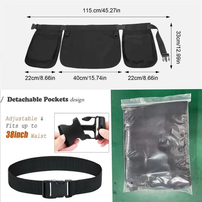 Adjustable Polyester Belt Pouch