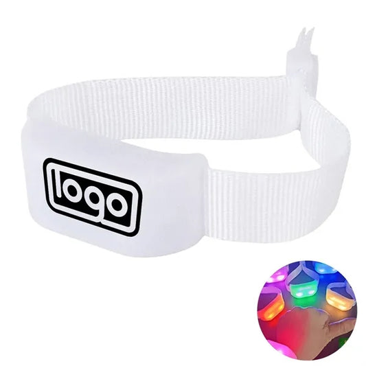 LED Light Up Wristband - Adjustable ABS Bracelet for Party