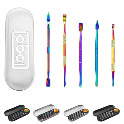 6Pcs Stainless Steel Wax Carving Tool Set w/ Storage Box