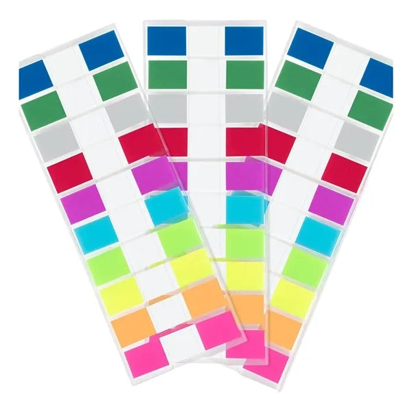 PET Waterproof Transparent Colored Page Tabs