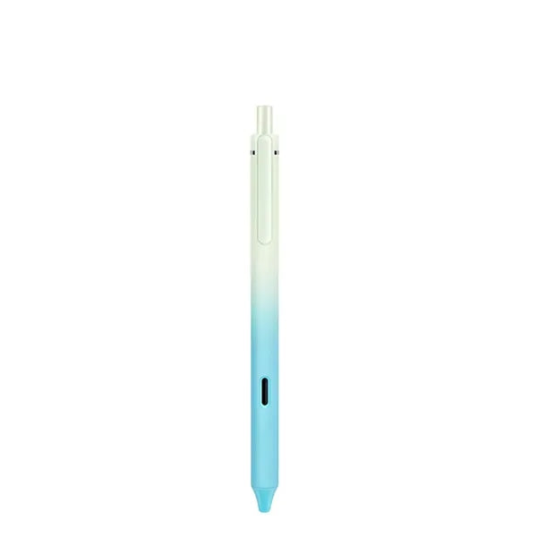 Retractable Gel Pen w/ Gradient Color Barrel for Office