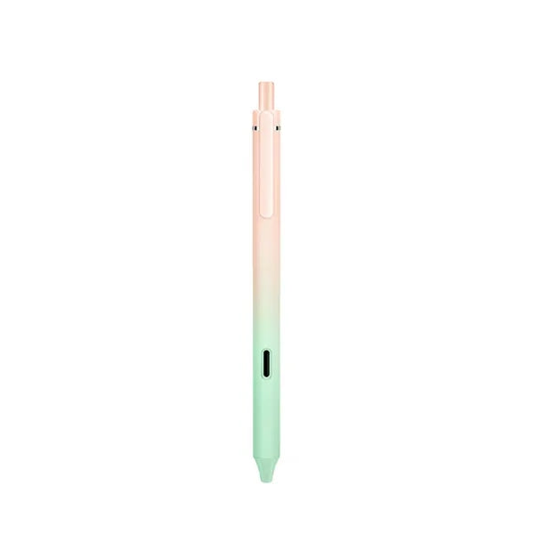 Retractable Gel Pen w/ Gradient Color Barrel for Office