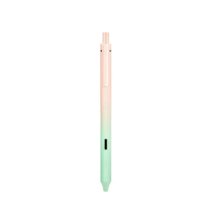 Retractable Gel Pen w/ Gradient Color Barrel for Office