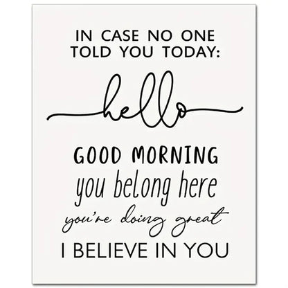 8x10in Glossy Coated Paper Classroom Sign