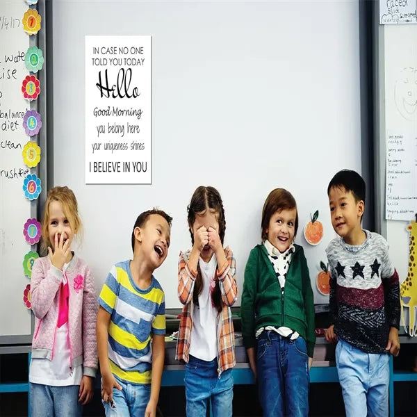 8x10in Glossy Coated Paper Classroom Sign
