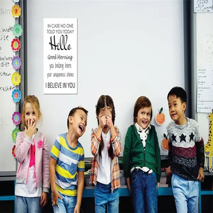 8x10in Glossy Coated Paper Classroom Sign
